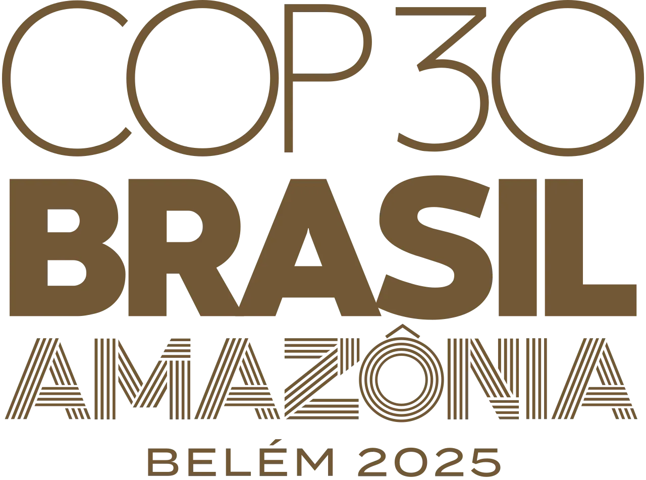 Logotipo da COP30 Brasil Amazônia, Belém 2025